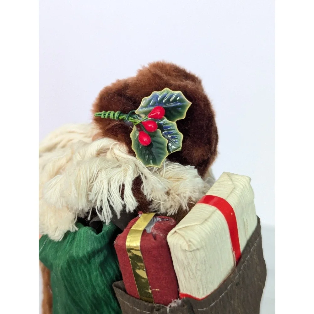 Vtg Old World Santa Claus 9